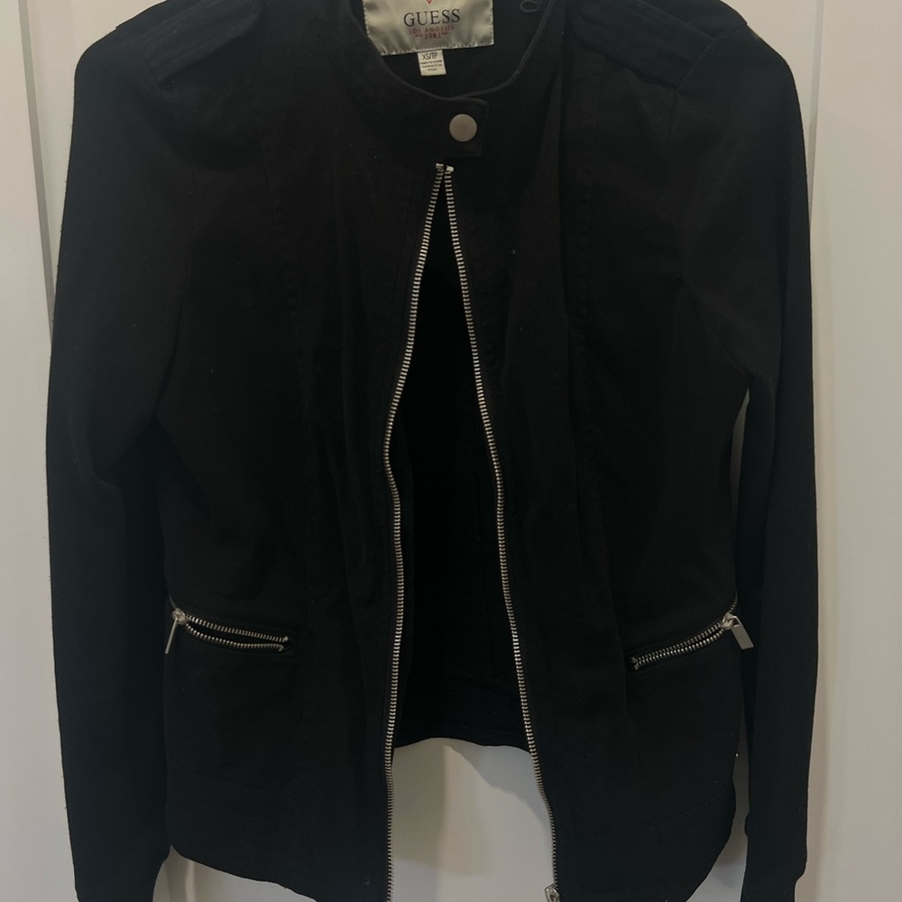 GUESS Women's Black Bomber Jacket